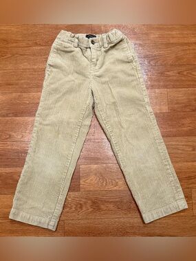 Polo Ralph Lauren Boys Corduroy Pants Size 5 Tan Khaki